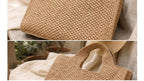 Handwoven Straw Tote Bag