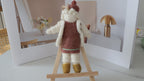Wool Felt Boy Ornament | Handmade Nepali Artisan Craft