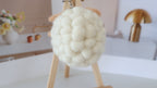 Wool Felt Sheep Ornament | Handmade Nepali Artisan Craft
