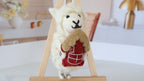 Wool Felt Sheep Ornament | Handmade Nepali Artisan Craft