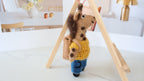 Wool Felt Giraffe Ornament | Handmade Nepali Artisan Craft