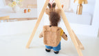Wool Felt Giraffe Ornament | Handmade Nepali Artisan Craft
