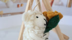 Wool Felt Goat Ornament | Handmade Nepali Artisan Craft