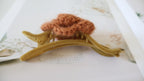 Handmade Knitted Flower Hair Clip