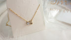 18K Gold Plated Stainless Steel Necklace -Letter S