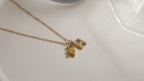 18K Gold Plated Stainless Steel Necklace - Letter H