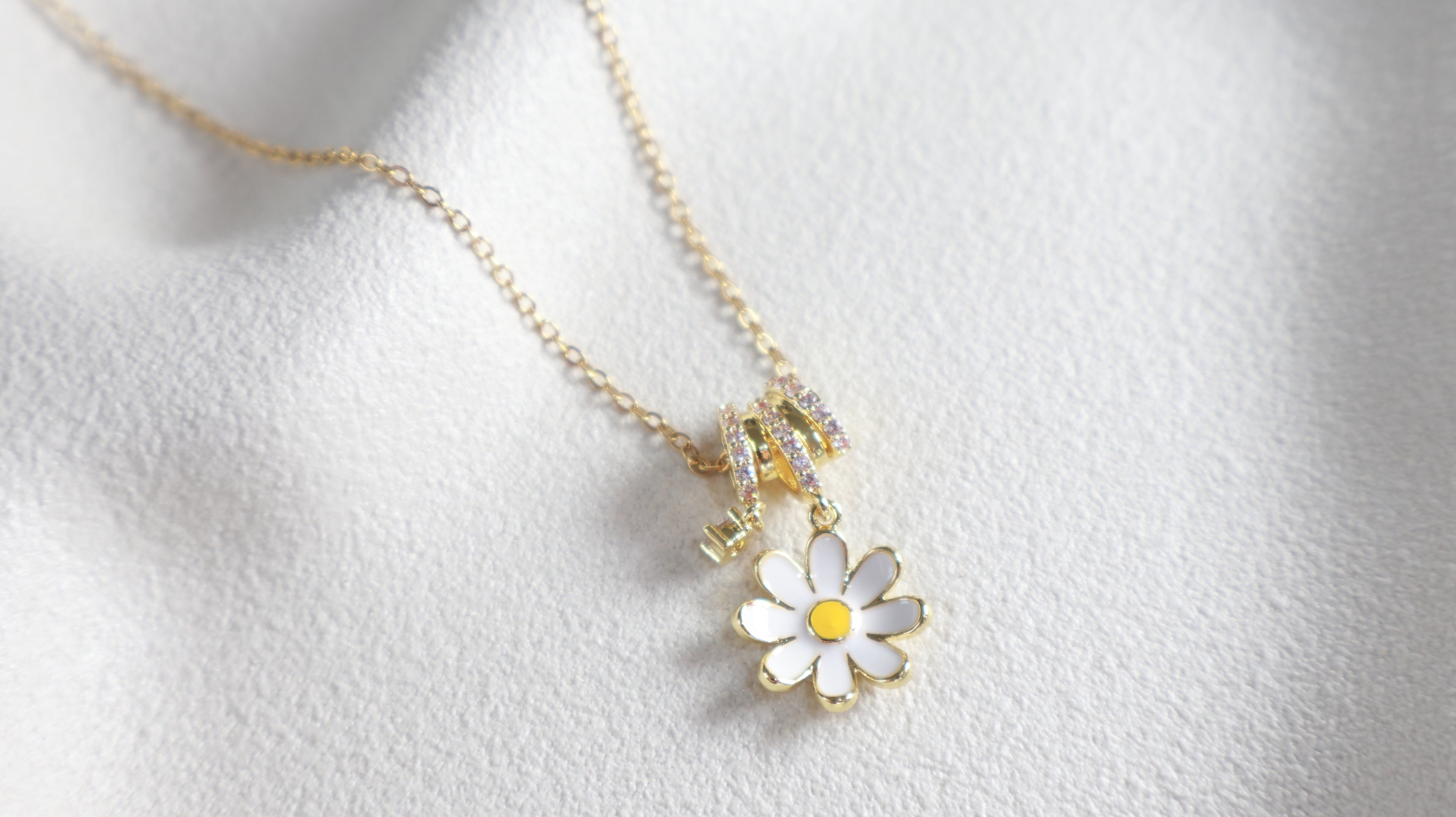 18K Gold Plated Stainless Steel Necklace - Flower
