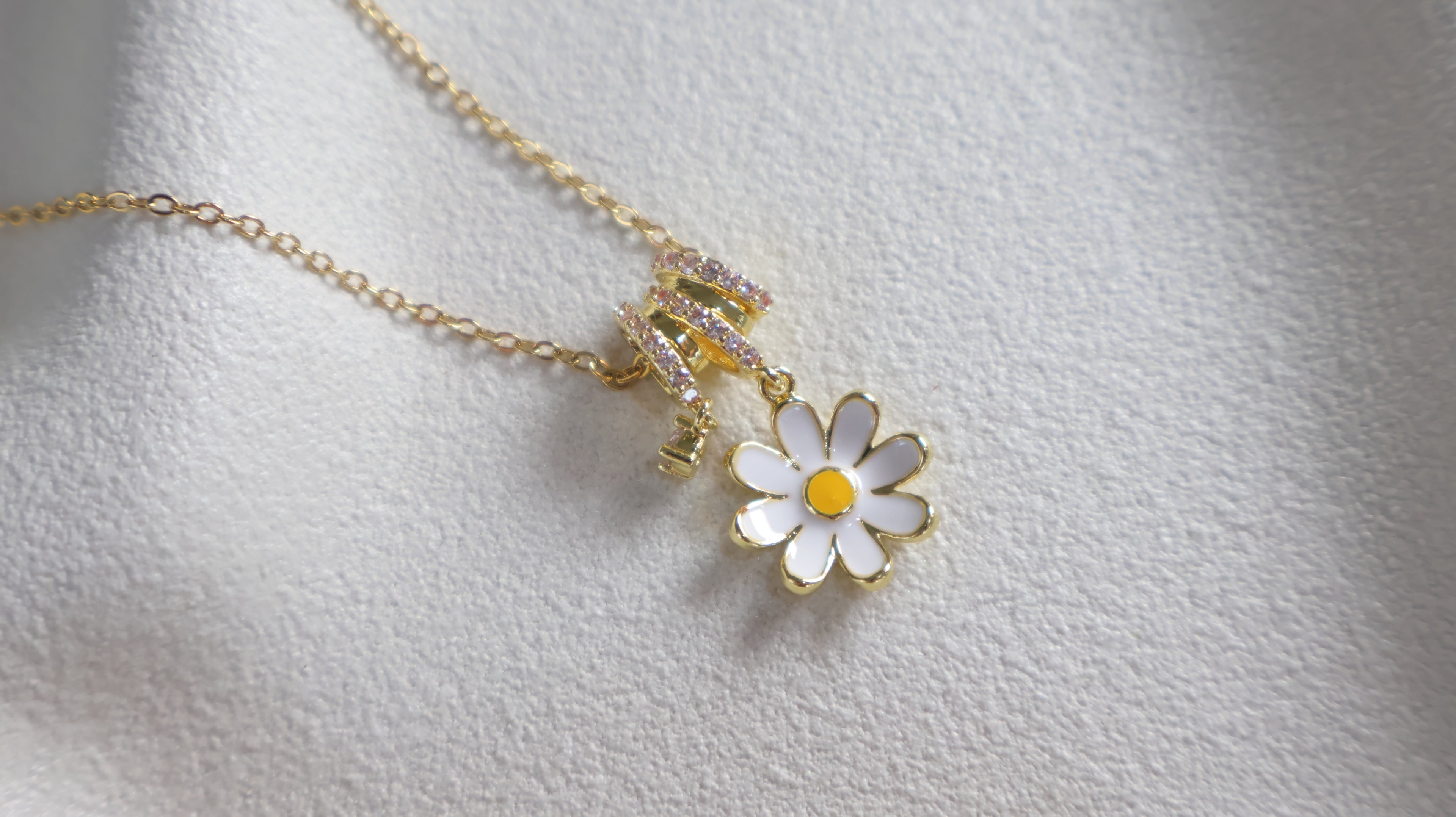 18K Gold Plated Stainless Steel Necklace - Flower