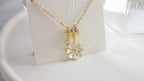 18K Gold Plated Stainless Steel Necklace - Flower