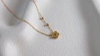 18K Gold Plated Stainless Steel Necklace - Flower