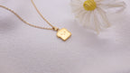 18K Gold Plated Stainless Steel Necklace - Bread