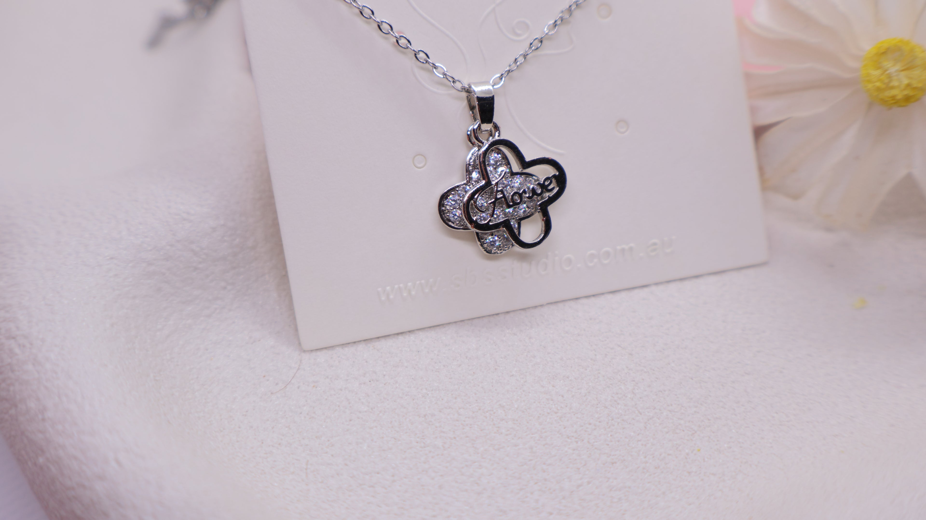 Stainless Steel Necklace - Double-layered Pendant