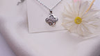 Stainless Steel Necklace - Double-layered Pendant