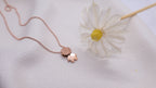 Rose Gold Plated Stainless Steel Necklace - Lion