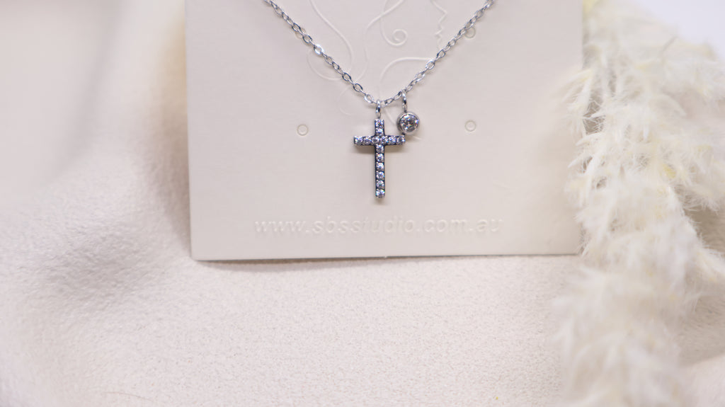 Stainless Steel Necklace - Cross