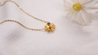 18K Gold Plated Stainless Steel Necklace - Flower