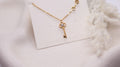 18K Gold Plated Stainless Steel Necklace -Key