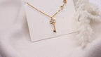18K Gold Plated Stainless Steel Necklace -Key