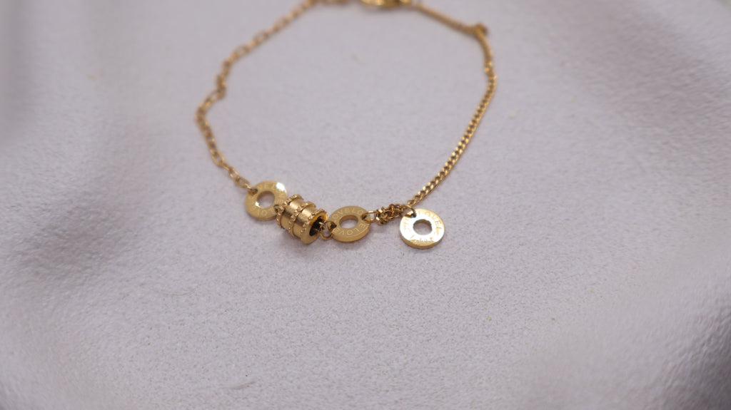 18K Gold Plated Stainless Steel Bracelet - Slim Waist