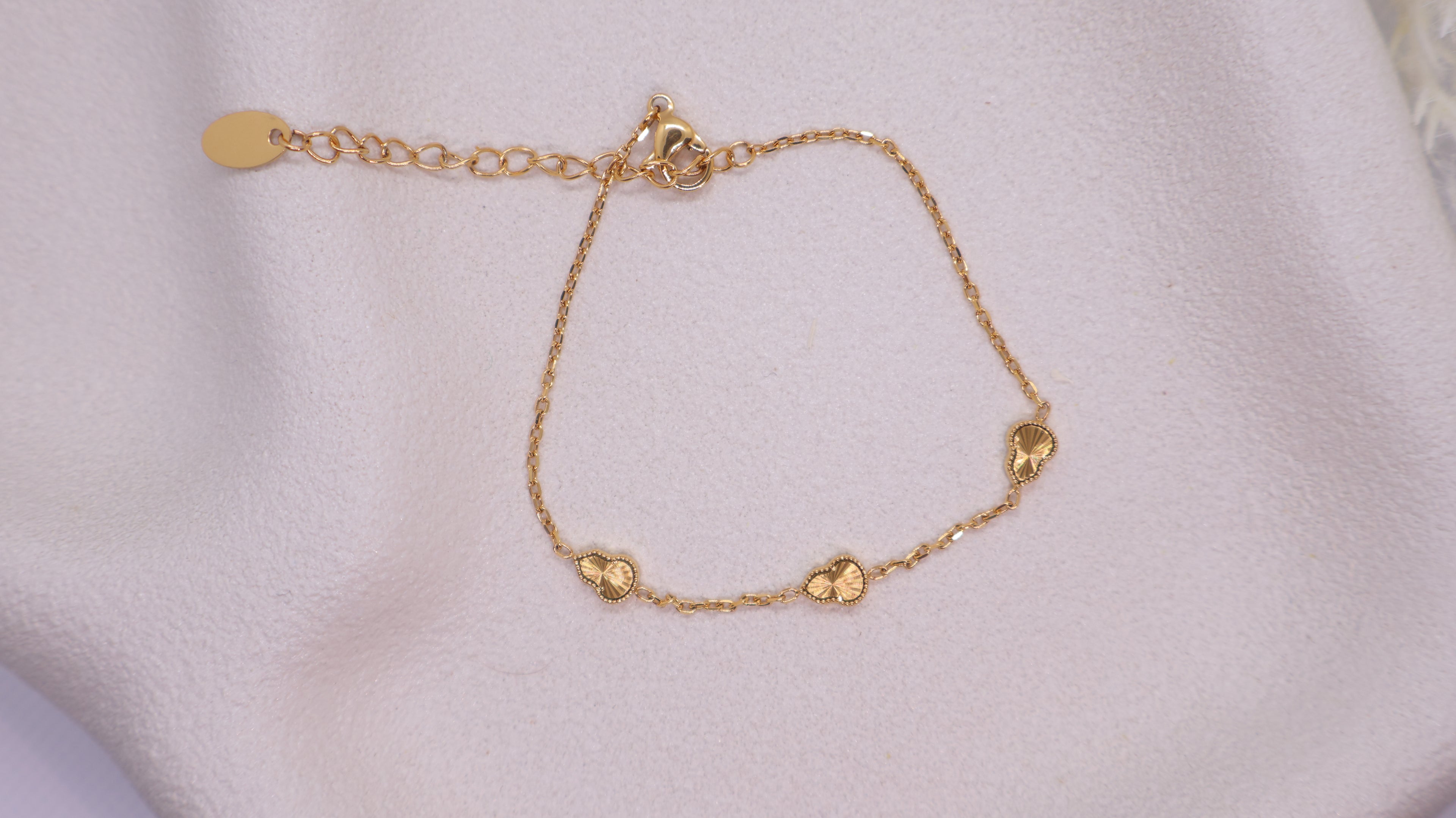 18K Gold Plated Stainless Steel Bracelet - Gourd