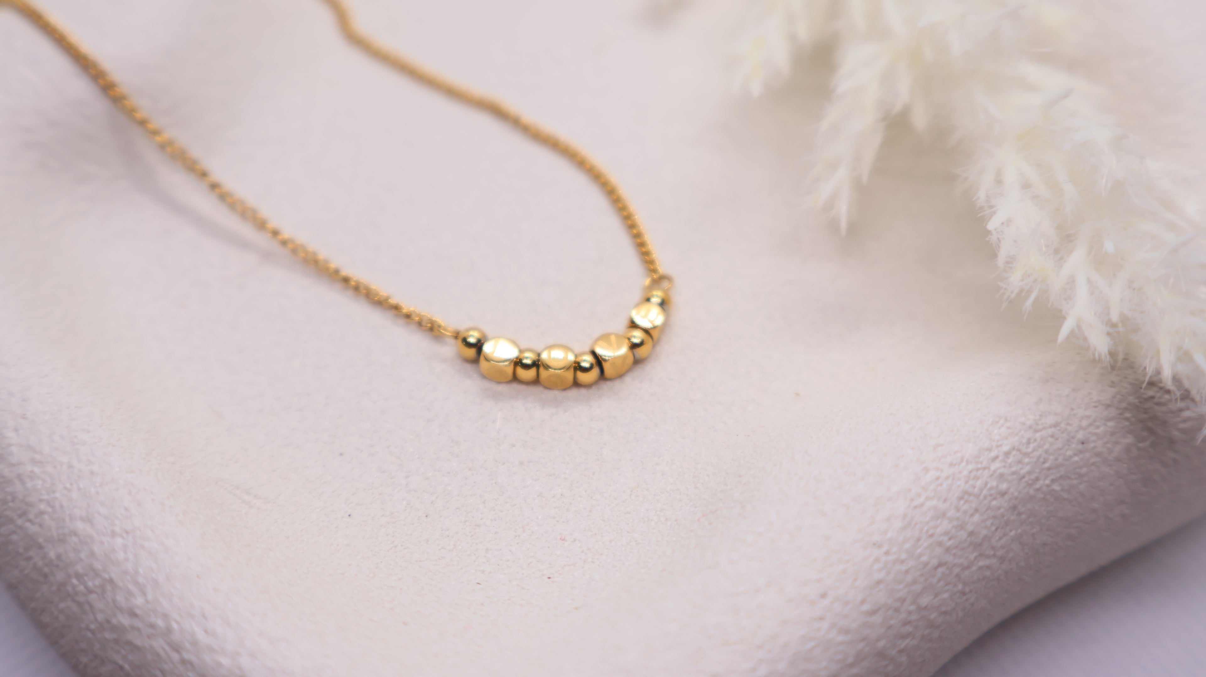 18K Gold Plated Stainless Steel Bracelet - LOVE Bead