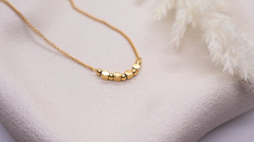 18K Gold Plated Stainless Steel Bracelet - LOVE Bead