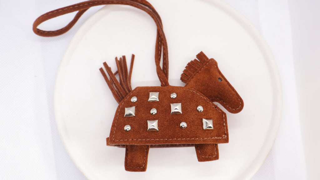 Pony Suede Bag Charm