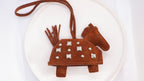 Pony Suede Bag Charm
