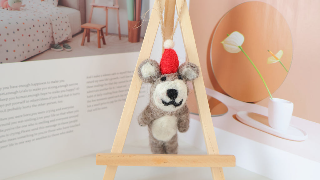 Wool Felt Ornament | Handmade Nepali Artisan Craft