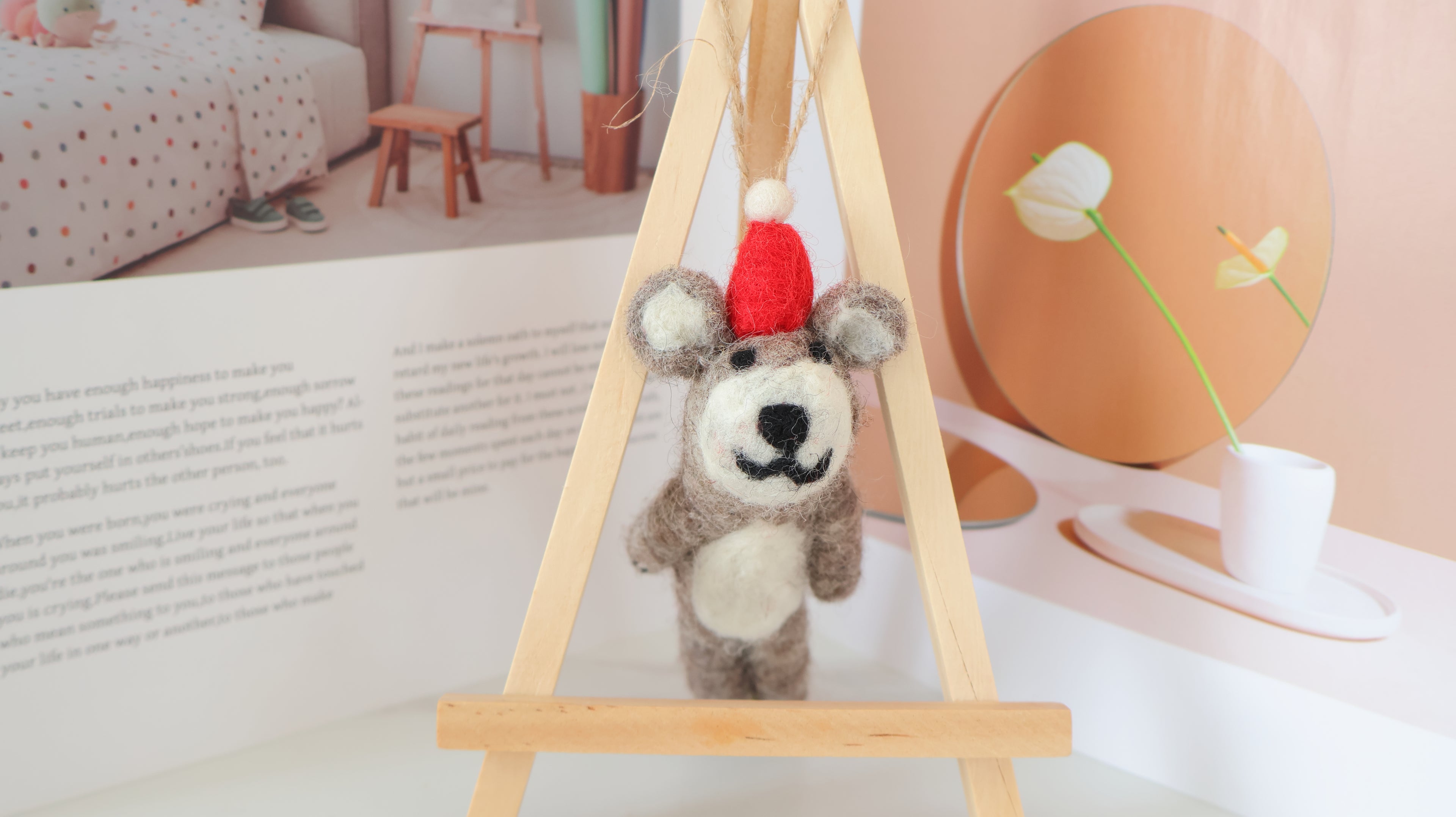 Wool Felt Ornament | Handmade Nepali Artisan Craft