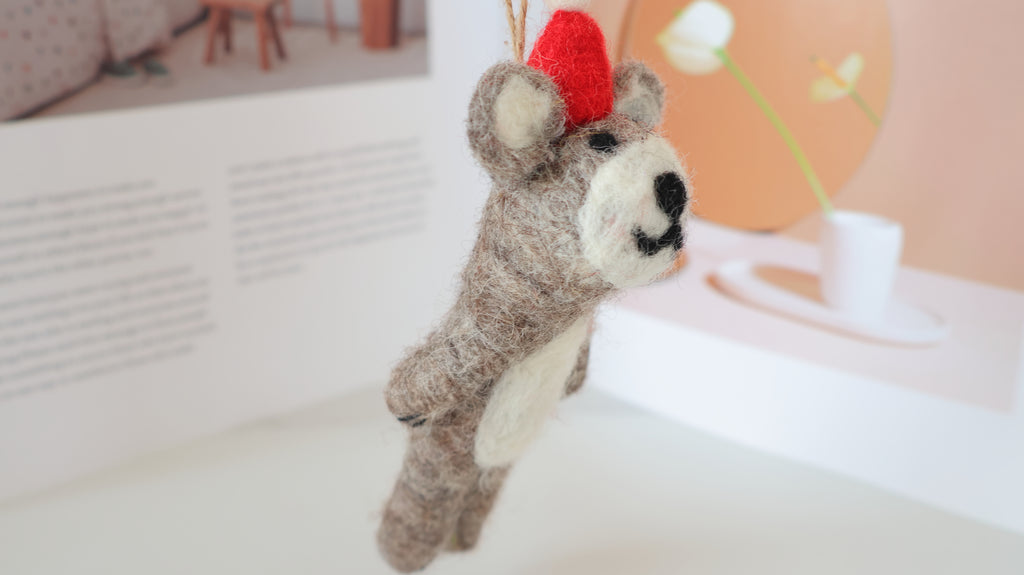 Wool Felt Ornament | Handmade Nepali Artisan Craft