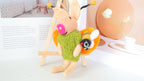 Wool Felt Fly Pig Ornament | Handmade Nepali Artisan Craft
