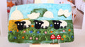 Handmade Wool Felt Mushroom House Purse