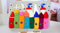 Handmade Wool Felt Mushroom House Purse