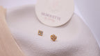 18K Gold Plated Stainless Steel Earrings - Four-leaf Clover