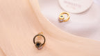 18K Gold Plated Stainless Steel Earrings - Sparkling Cubic Zirconia