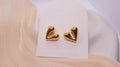 18K Gold Plated Stainless Steel Earrings - Heart